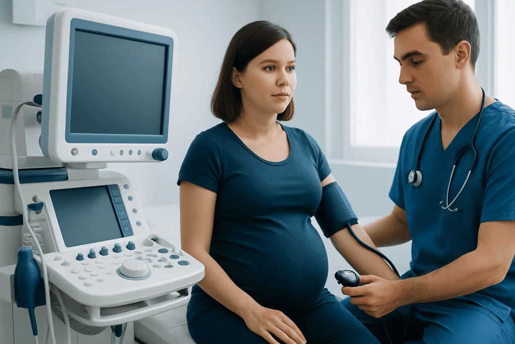 Symptoms and possible warning signs — gestational hypertension