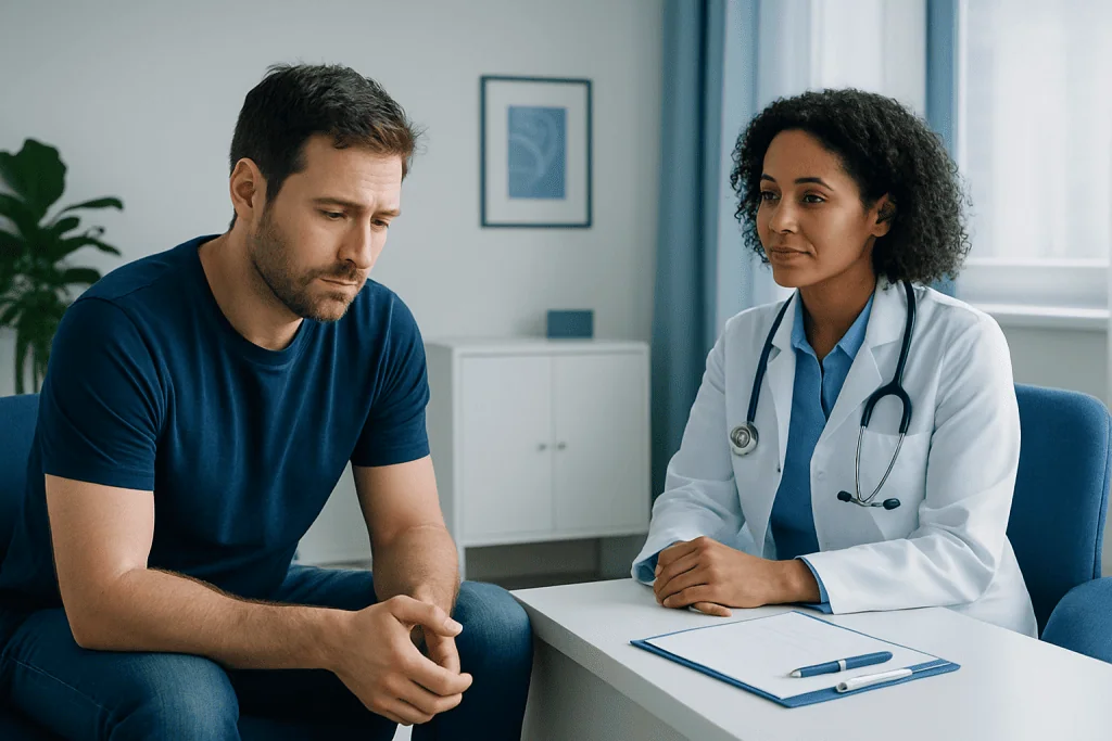 Symptoms and related sexual effects — whiskey dick