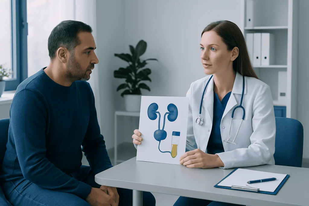 Symptoms and related signs — bilirubin in urine