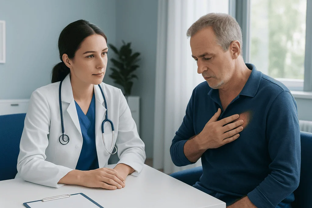 Symptoms and signs linked to squamous cell changes — epi squamous
