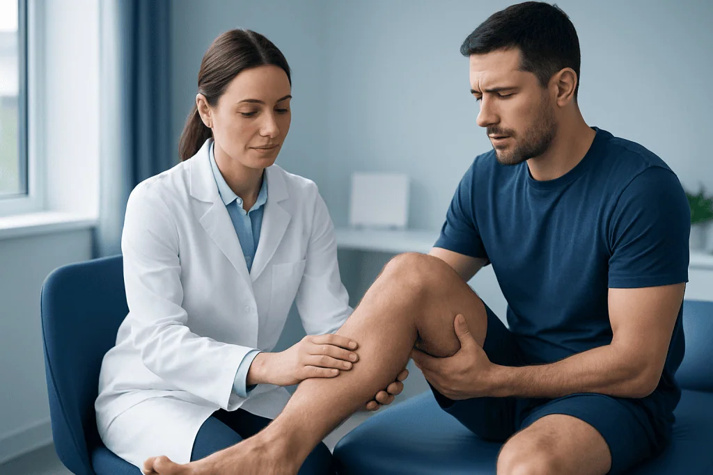 Symptoms and signs of a calf strain — calf strain recovery time
