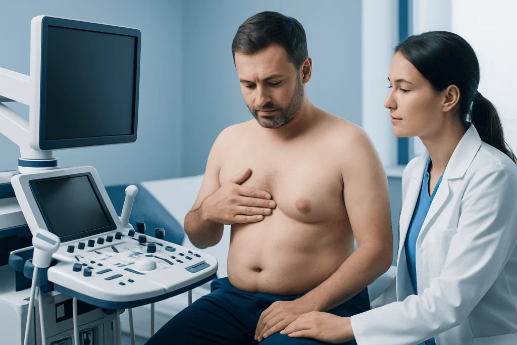 Symptoms and Signs of Gynecomastia — treat gyno
