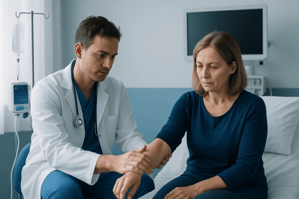 Symptoms and signs of osteomyelitis — osteomyelitis