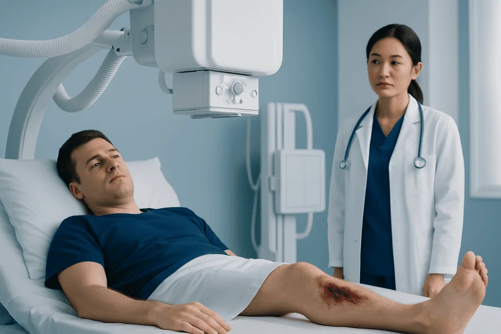 Symptoms and signs to recognize — compound fracture