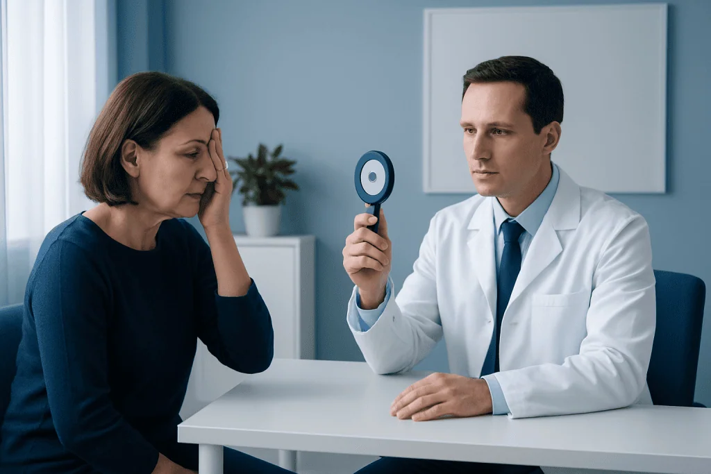 Symptoms and signs to recognize — hemianopsia
