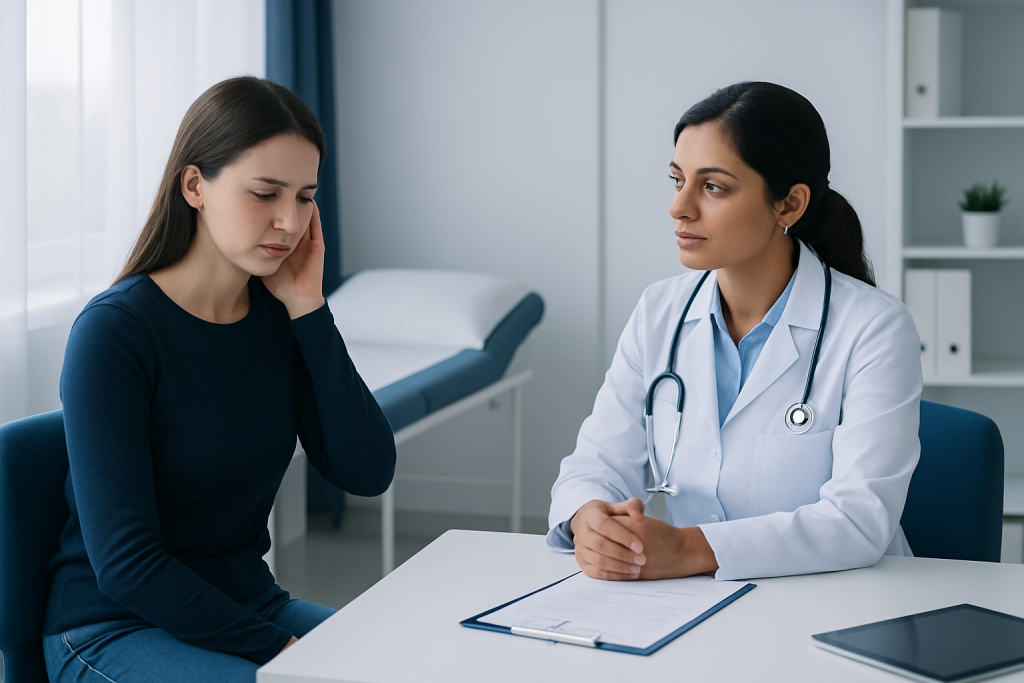 Symptoms and situations that may lead to evaluation — myringotomy