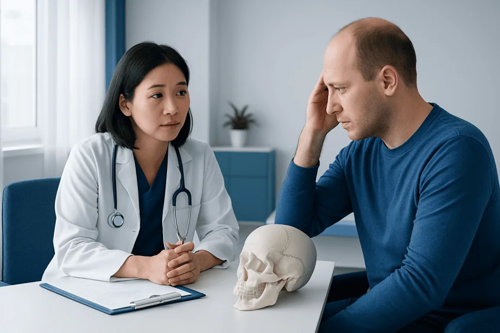 Symptoms and situations that may lead to evaluation — trepanation
