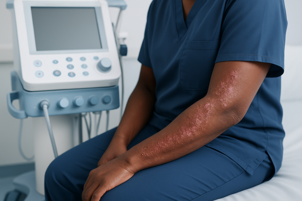 Symptoms and visible changes — eczema on black people skin