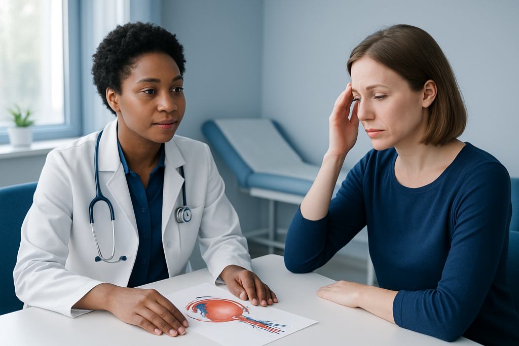 Symptoms and warning signs — optic nerve