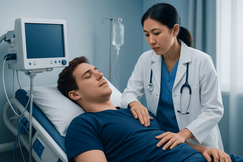 Symptoms and warning signs — broken spleen