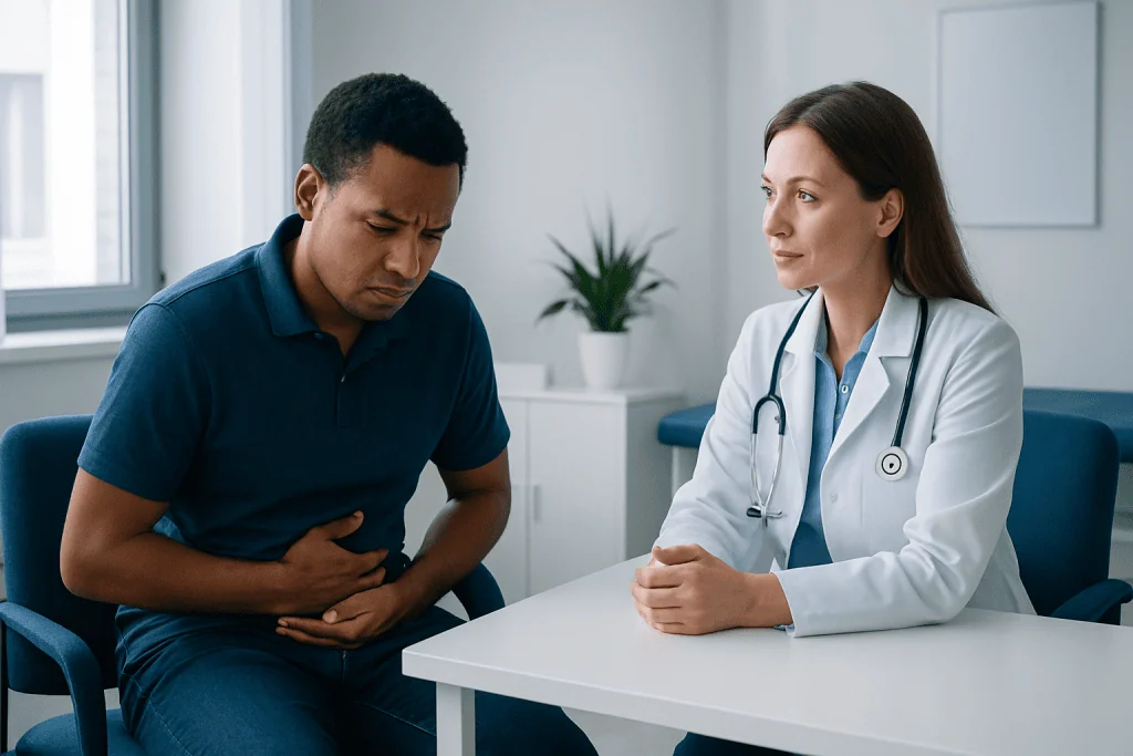 Symptoms and warning signs to notice — black loose motion