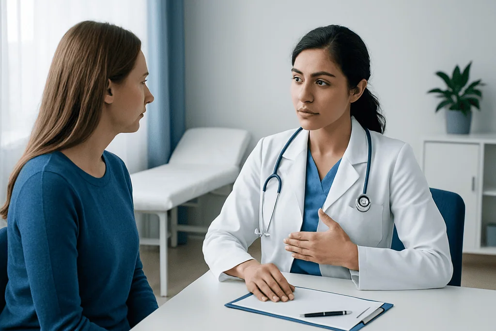 Symptoms and what a person may notice — calcification in breast