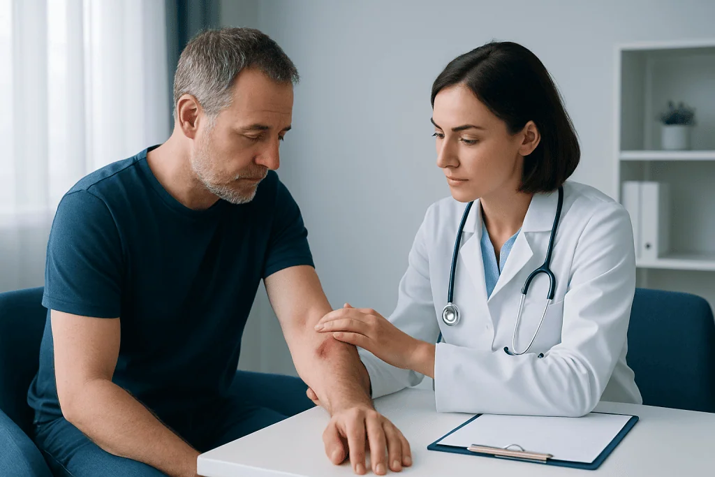 Symptoms and what an infection may look like — mersa