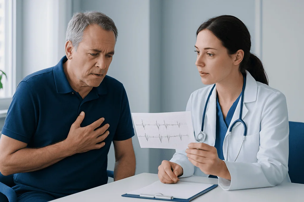 Symptoms and what patients may notice — atrial fibrillation ecg