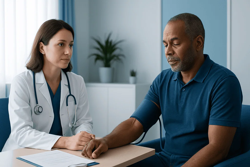 Symptoms and what people may notice — systolic blood pressure
