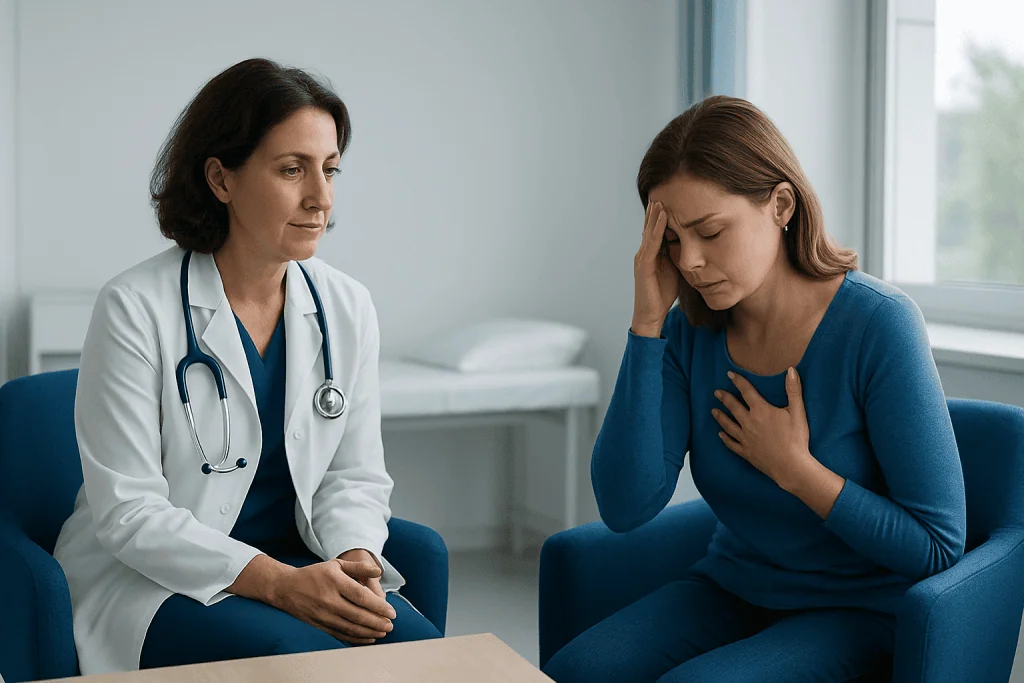 Symptoms and what people may notice — cardiomyopathy stress induced