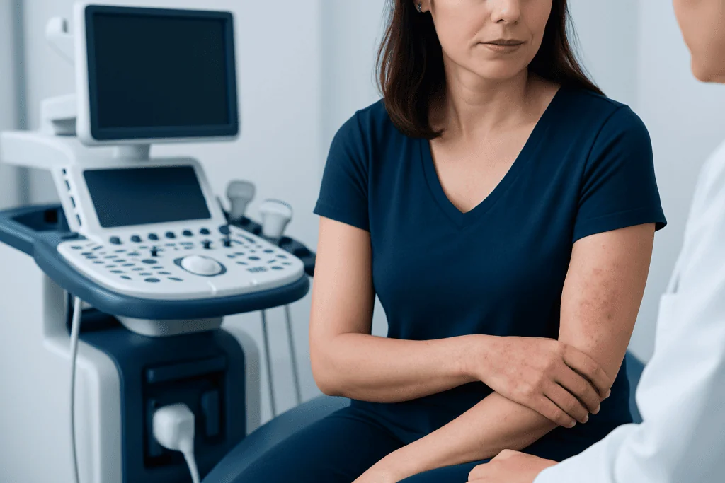 Symptoms and what the rash can look like — lupus subacute