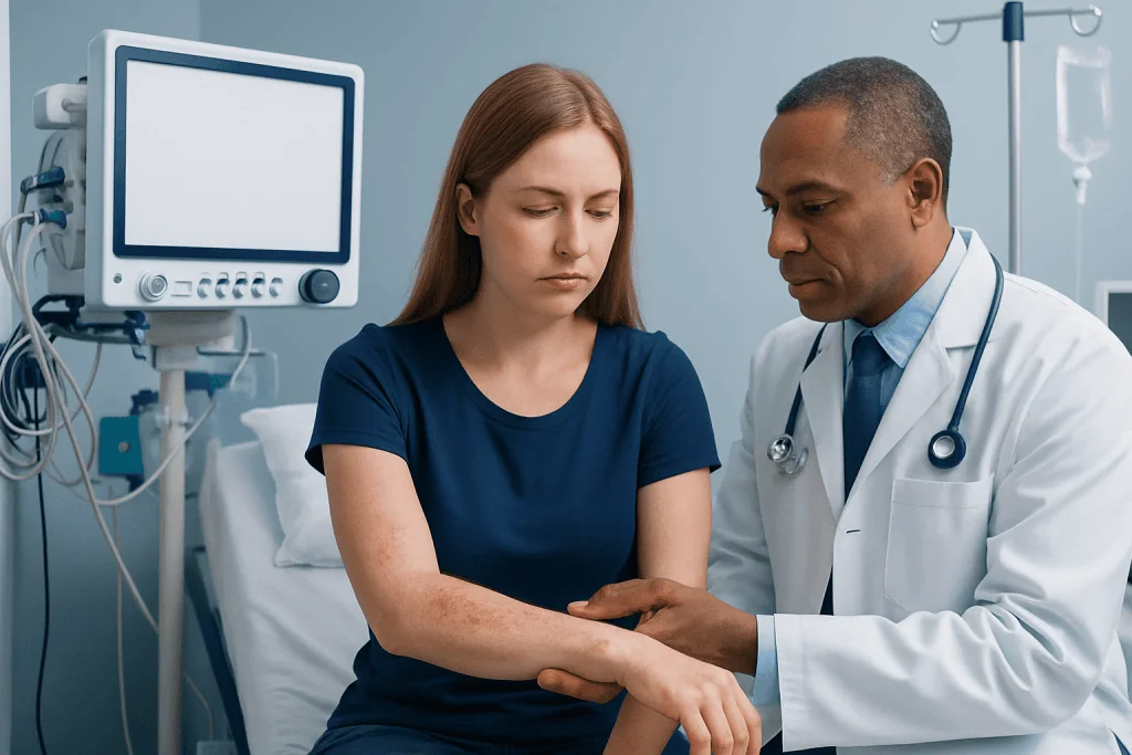 Symptoms and what the rash looks like — poison ivy