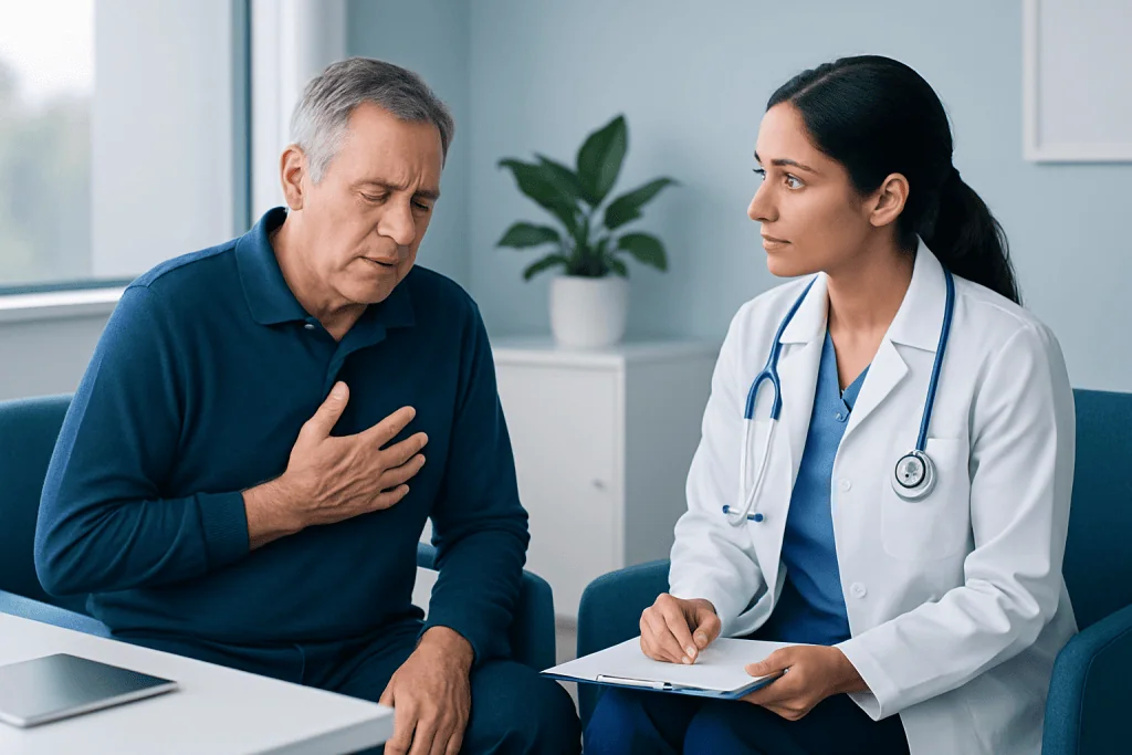 Symptoms and When Angina Becomes Severe — coronary artery bypass surgery