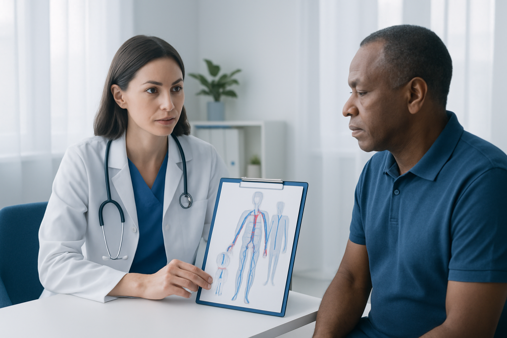Symptoms depend on the location of the occlusion — occlusion
