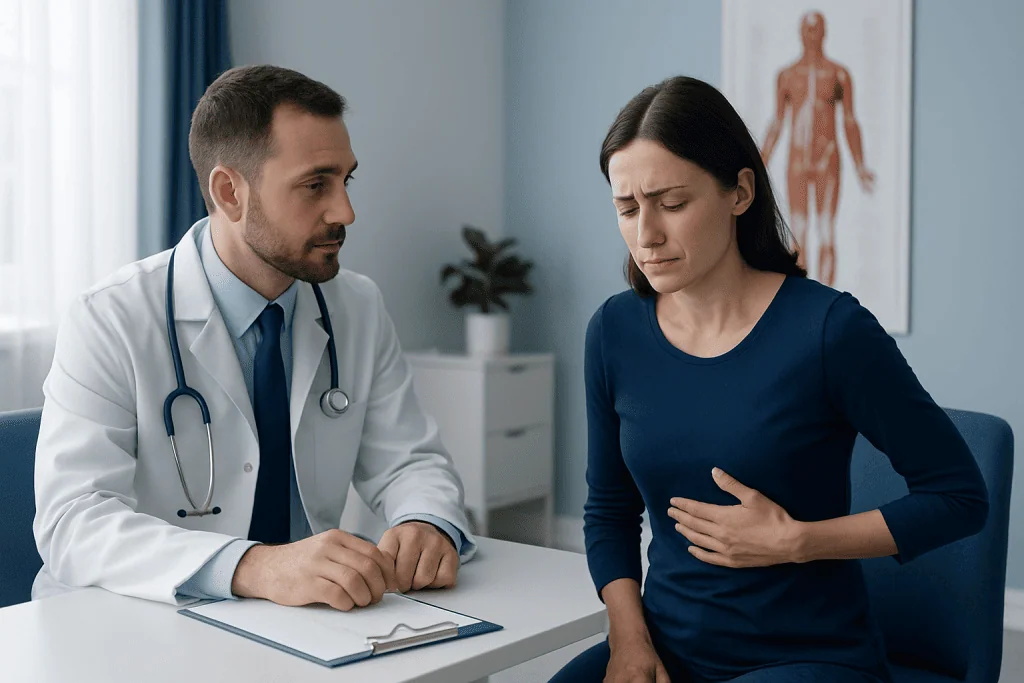 Symptoms linked to external intercostal problems — external intercostals