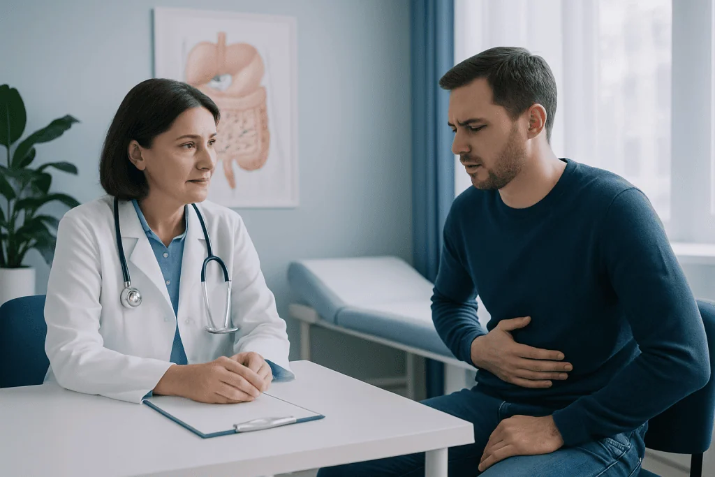 Symptoms linked to mesenteric problems — mesentery