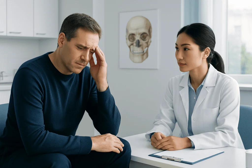 Symptoms linked to orbital bone problems — orbital bone