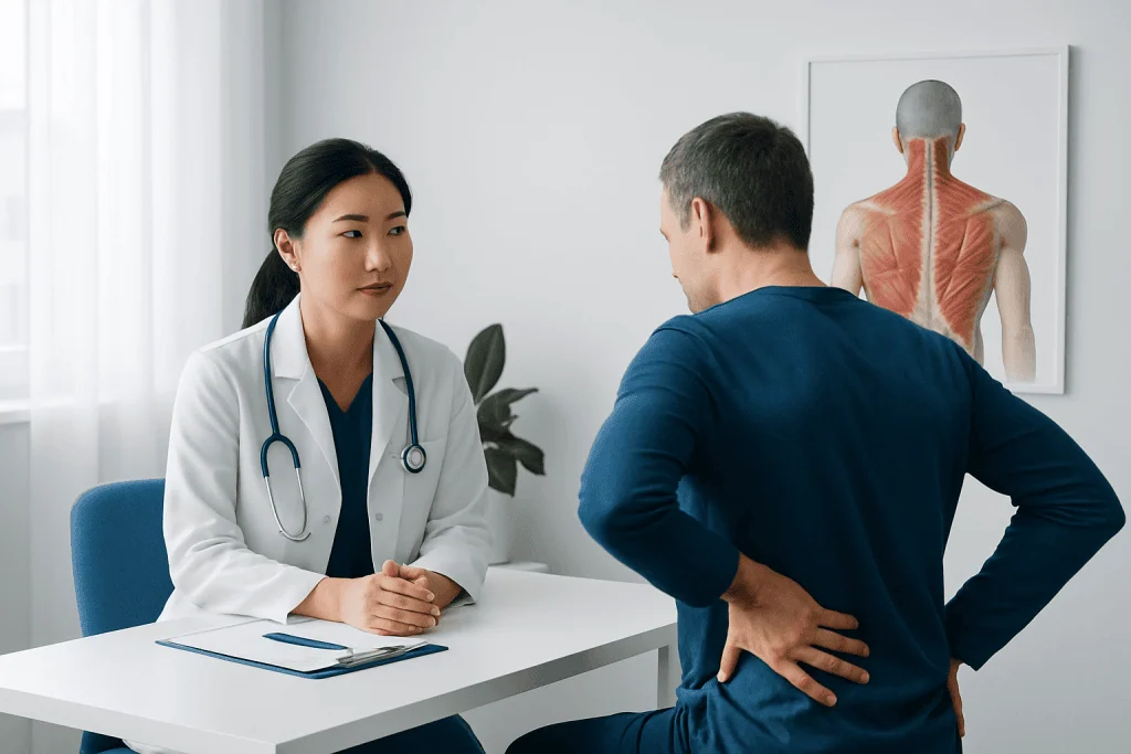 Symptoms linked to paraspinal muscle problems — paraspinal muscles