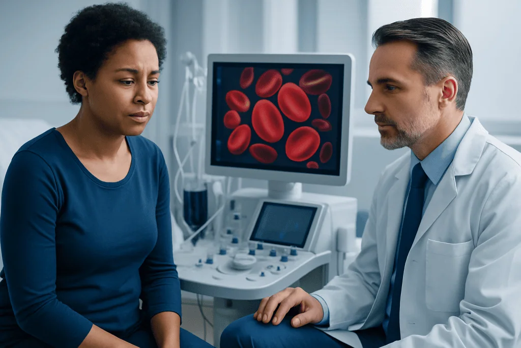 Symptoms linked to red blood cell problems — red blood cell