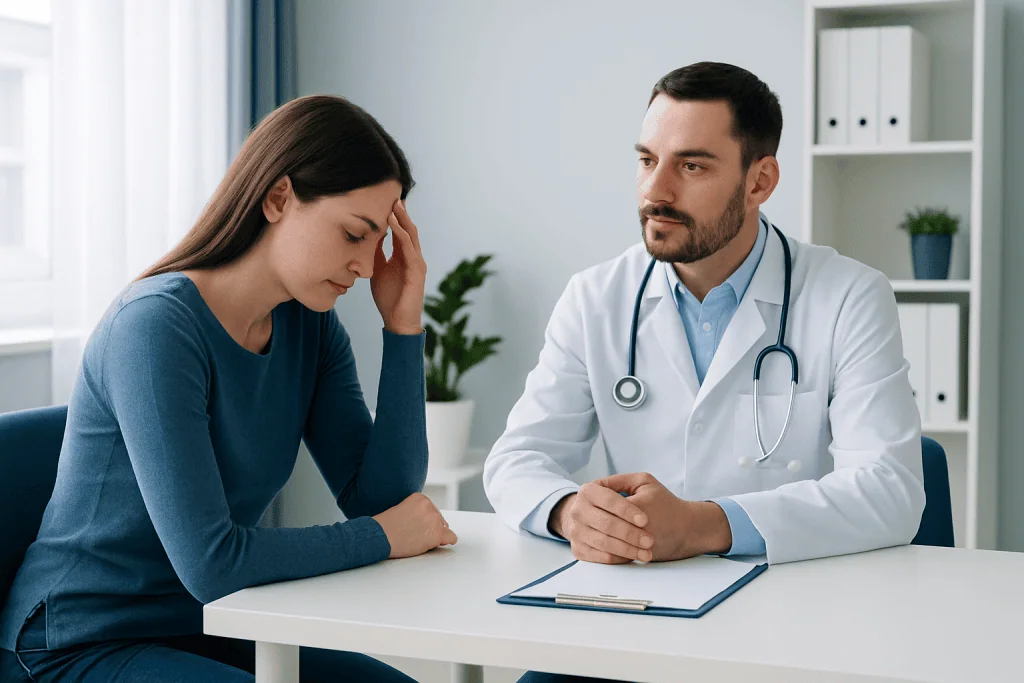 Symptoms linked with low or high ferritin — ferritin