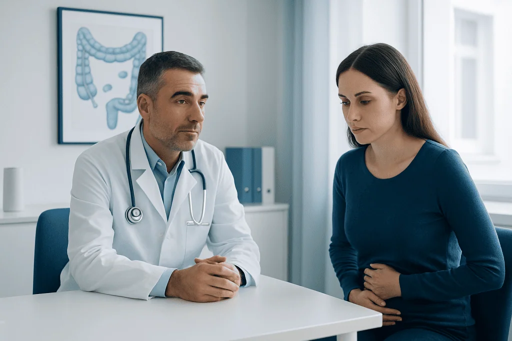 Symptoms: many polyps are silent, but some cause problems — polyps