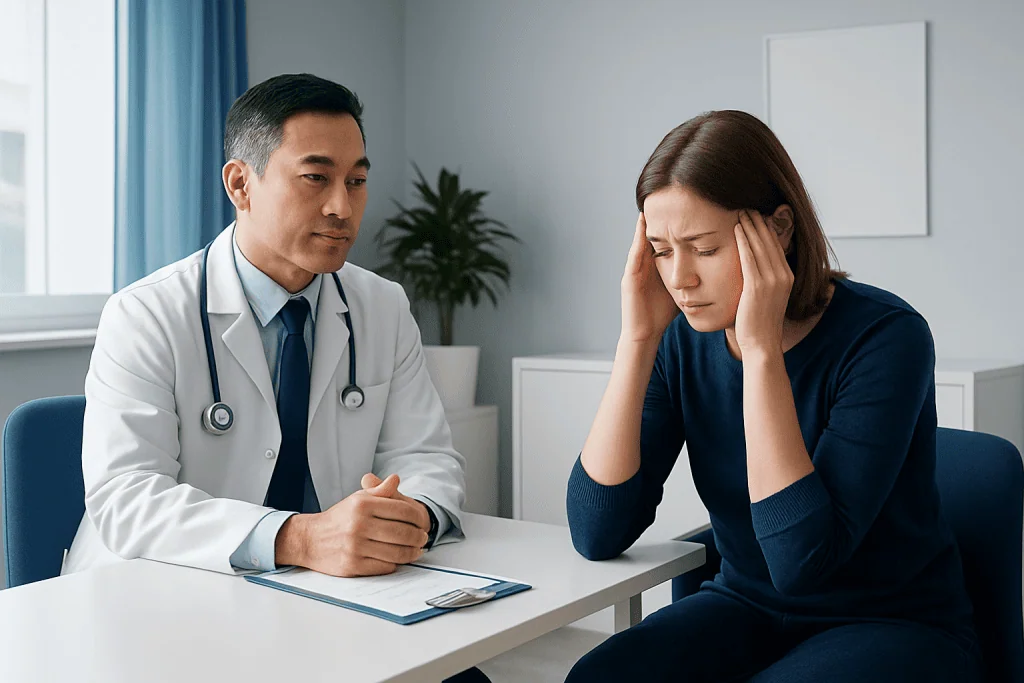Symptoms of astraphobia — astraphobia