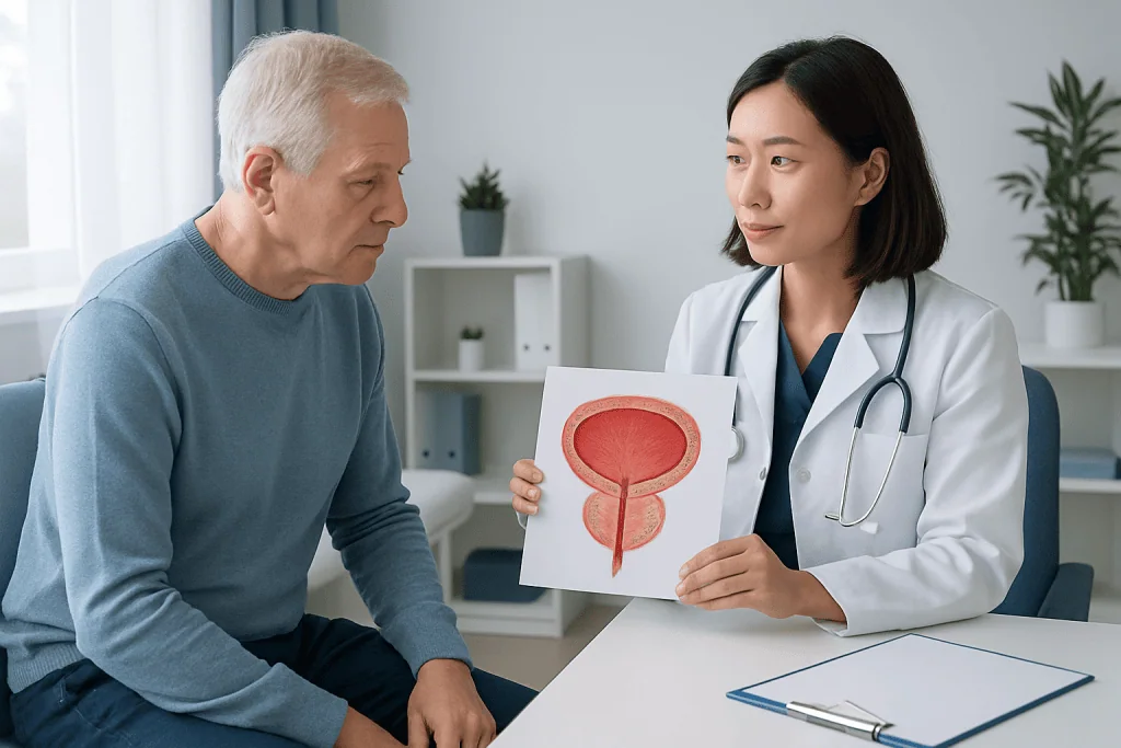 Symptoms of benign prostatic hyperplasia — benign prostatic hyperplasia