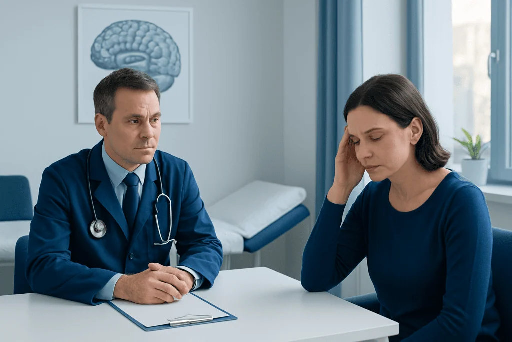 Symptoms of brain glandular disorders — brain glandular