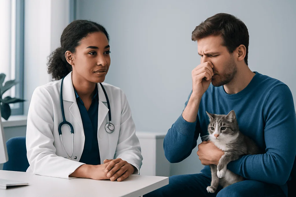 Symptoms of cat allergies — cat allergies