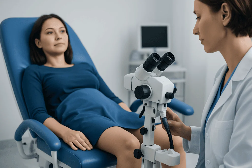 Symptoms of cervicitis — cervicitis