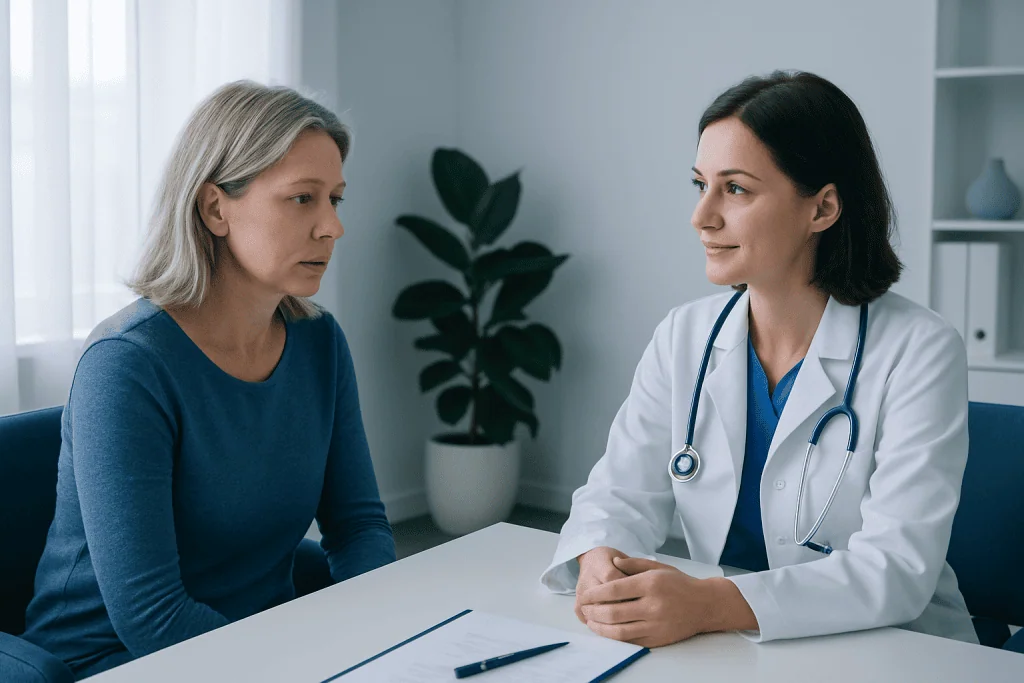 Symptoms of early menopause — early menopause