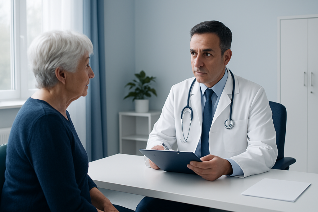 Symptoms of geographic atrophy — geographic atrophy