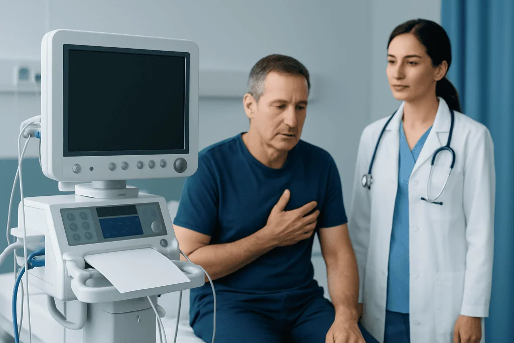 Symptoms of ischemia by body area — ischemia