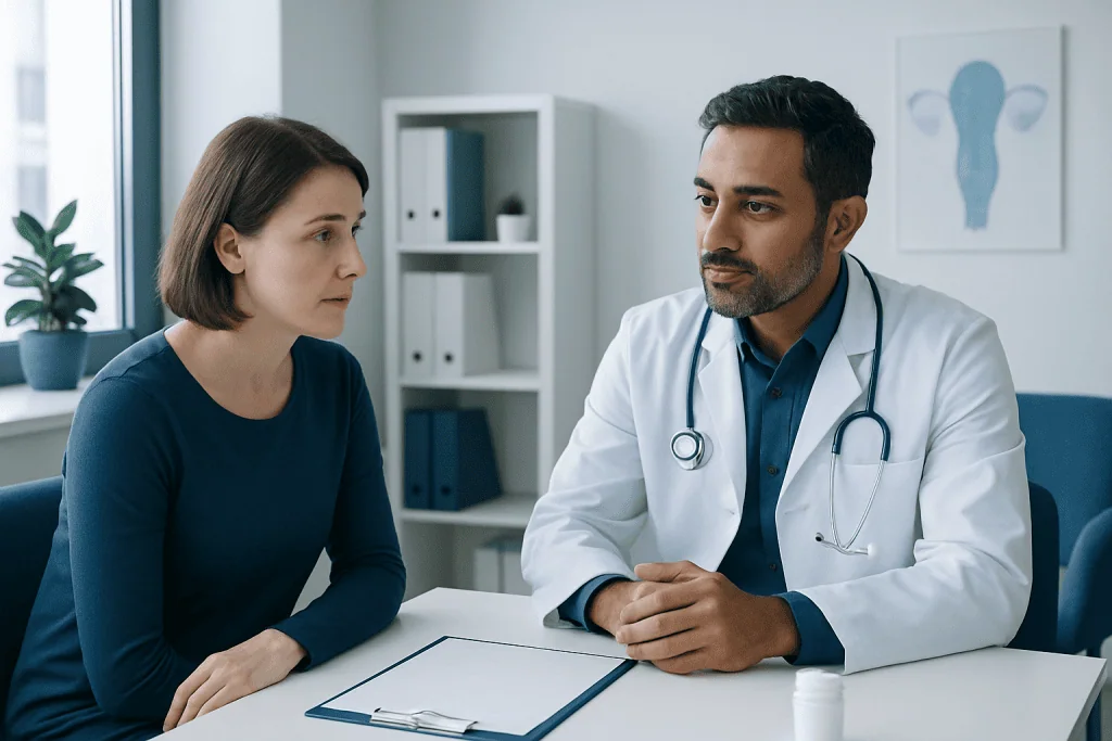Symptoms of low or high estrogen — estrogen