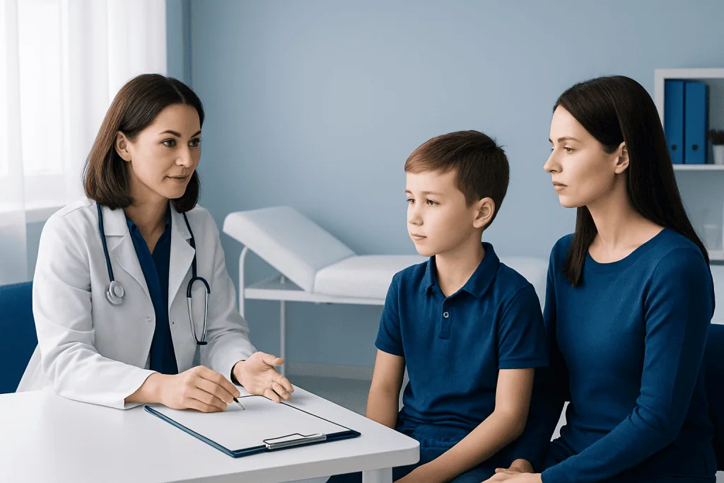 Symptoms of low or high growth hormone — growth hormone