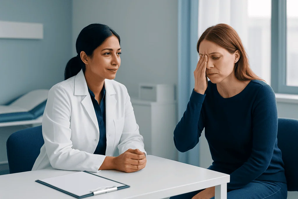 Symptoms of tear problems — tears