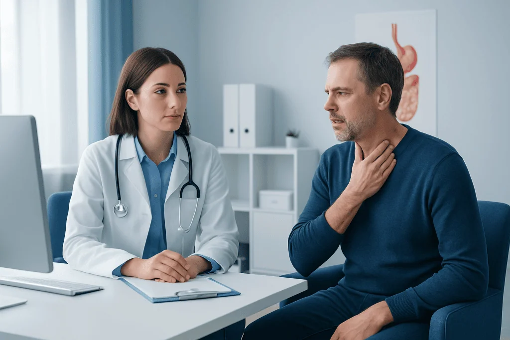 Symptoms patients may notice — esophageal dysmotility