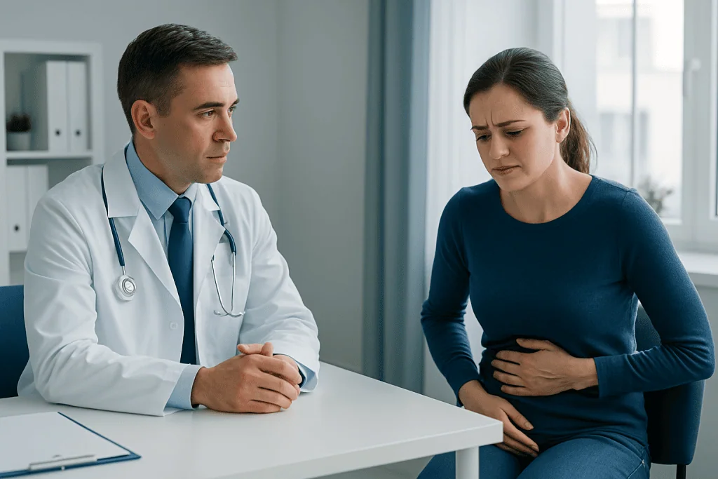 Symptoms patients may notice when digestion is affected — pancreozymin hormone