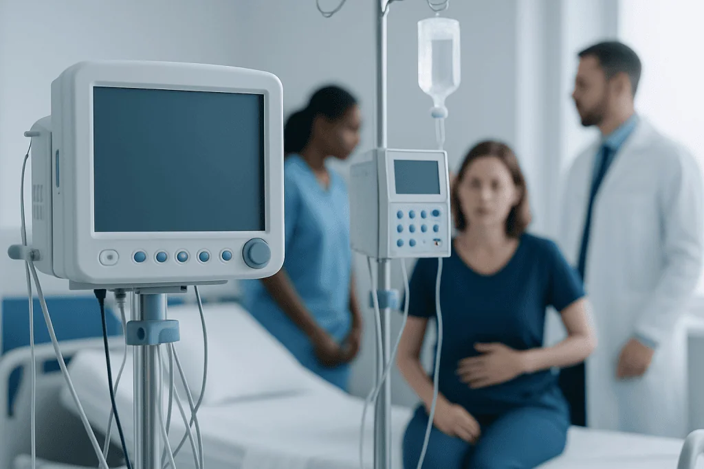 Symptoms that can occur along with it — watery diarrhea every 10 minutes