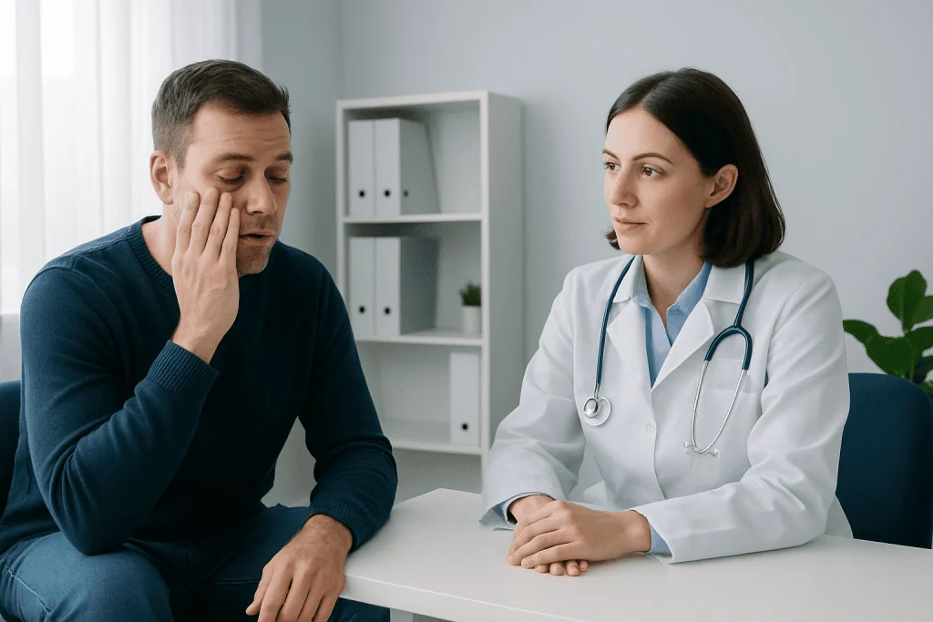 Symptoms that help identify the cause — why is my eyeball swollen
