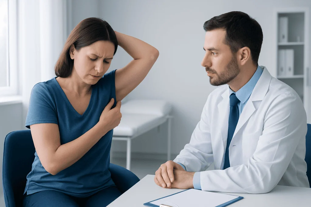 Symptoms That Help Narrow the Cause — knot in underarm with pain