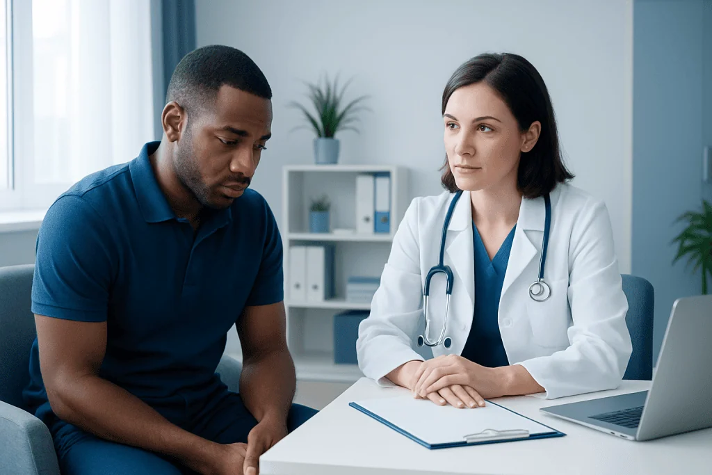 Symptoms that may affect the scrotum — scrotum