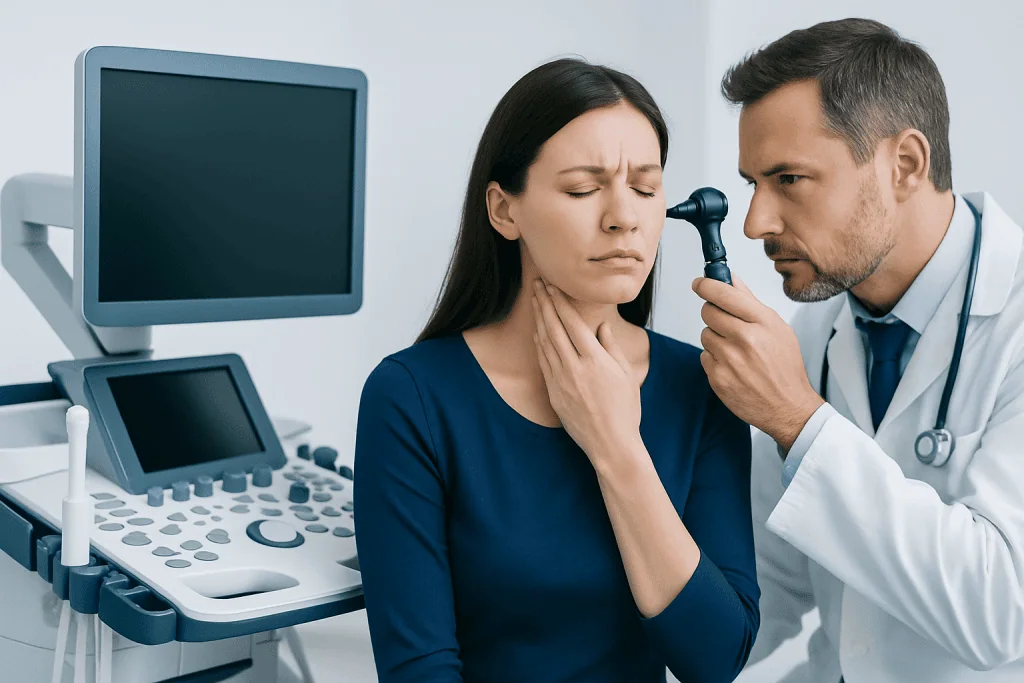 Symptoms that may come with one-sided throat pain — sore throat on one side