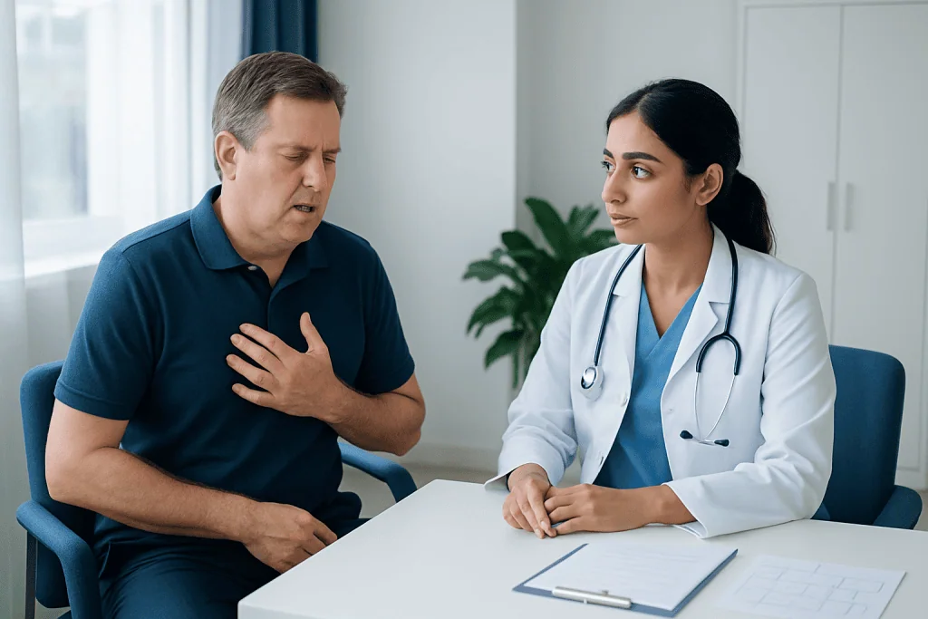 Symptoms that may happen with an abnormal ECG — abnormal ecg